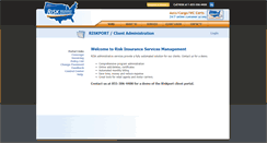 Desktop Screenshot of portal.riskinsuranceservices.com